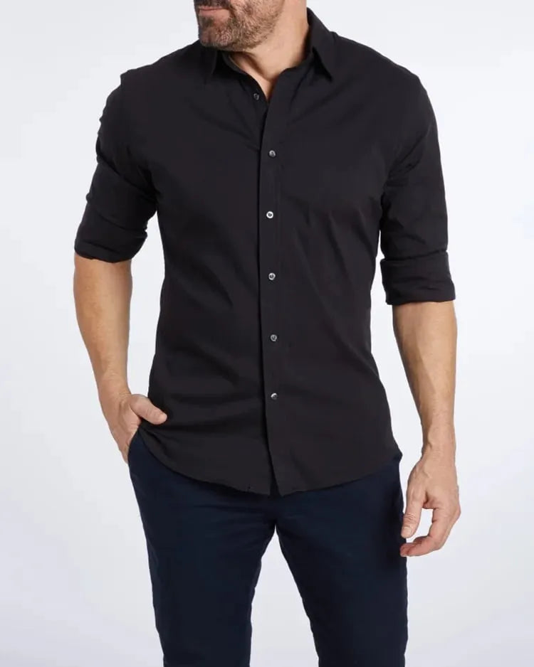 Vince | Wrinkle-free zippered shirt