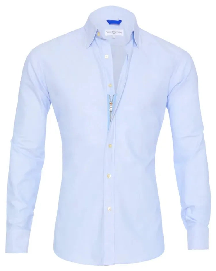 Vince | Wrinkle-free zippered shirt