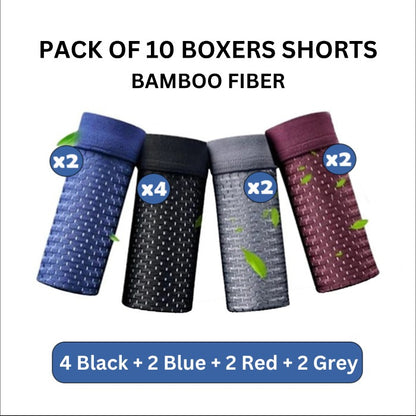 Bamboo Boxer Briefs - For all day comfort - 5+5 FREE