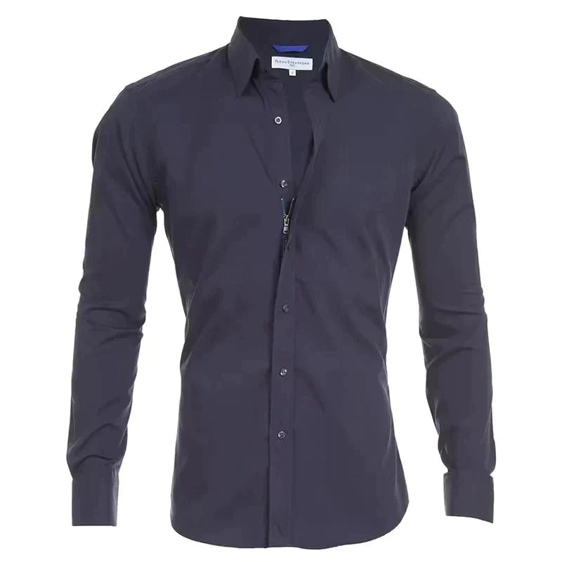 Vince | Wrinkle-free zippered shirt