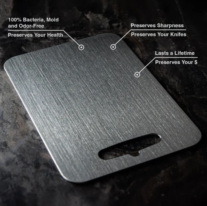 Titanboard | 100% Titanium Cutting Board